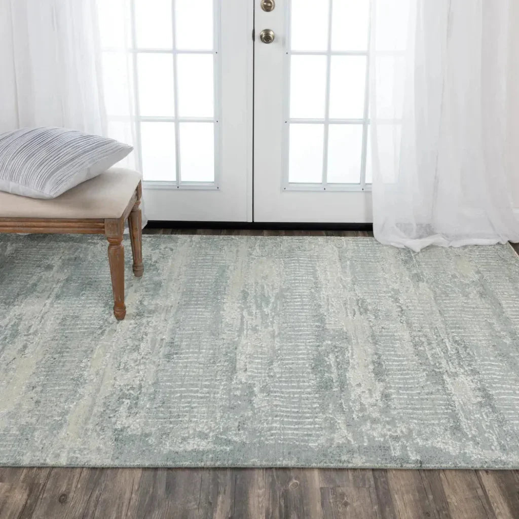 Coho Abstract Gray Large Area Rugs For Living Room -- gray
