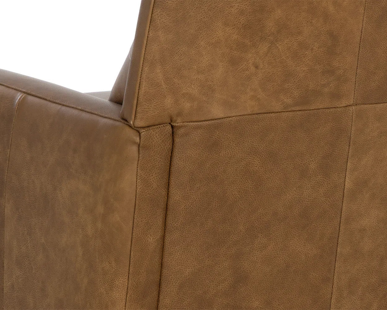 Florenzi Leather Upholstered Lounge Chair