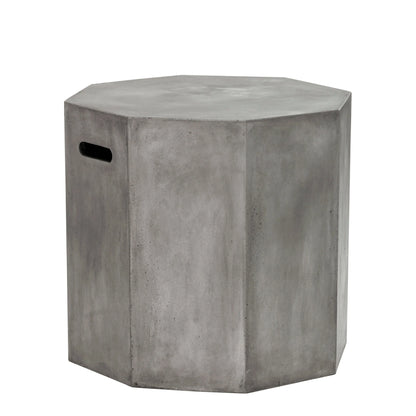 Ollo End Table Contemporary Concrete For Indoor Outdoor