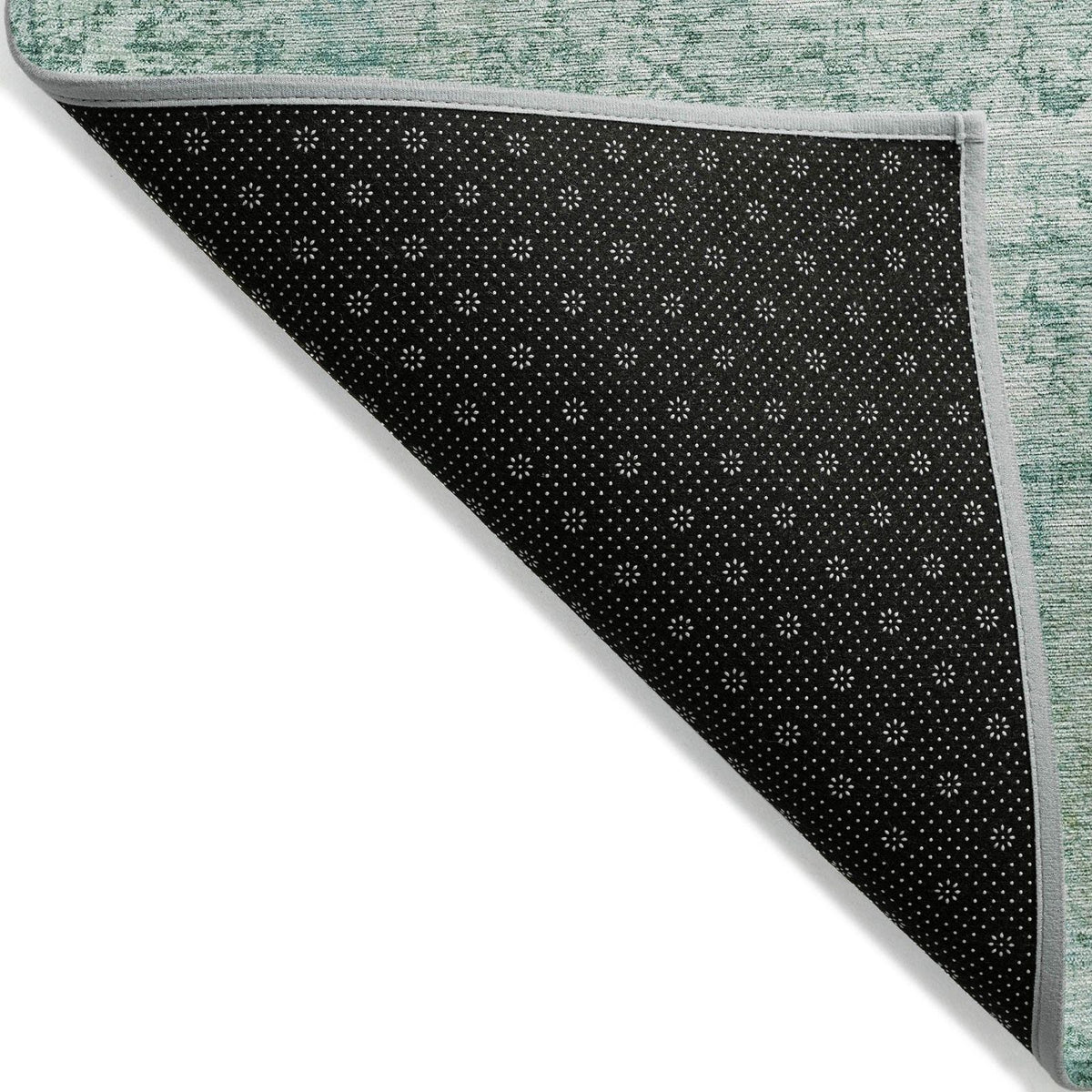 Kaelien Teal Washable Indoor-Outdoor Rug