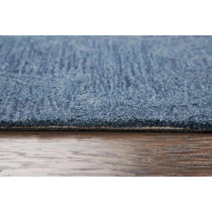 Beme Damask Blue Large Area Rugs For Living Room - LOOMLAN - LOOMLAN - Area Rugs