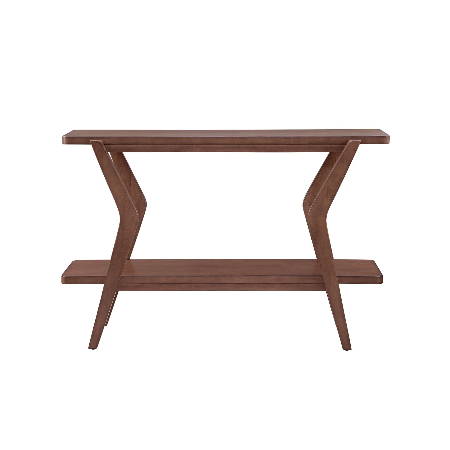 Stratton Wood Brown Rectangular Console Table