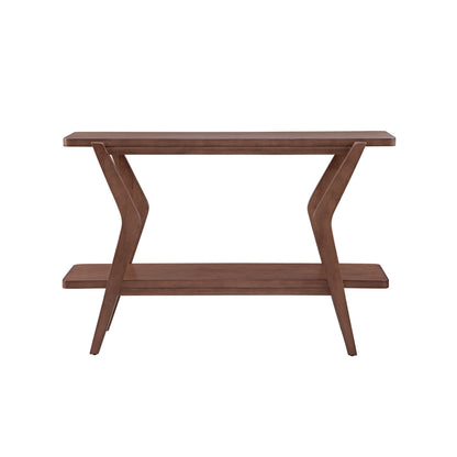 Stratton Wood Brown Rectangular Console Table