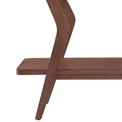 Stratton Wood Brown Sofa Table - Heirloom Quality Wood - view 6