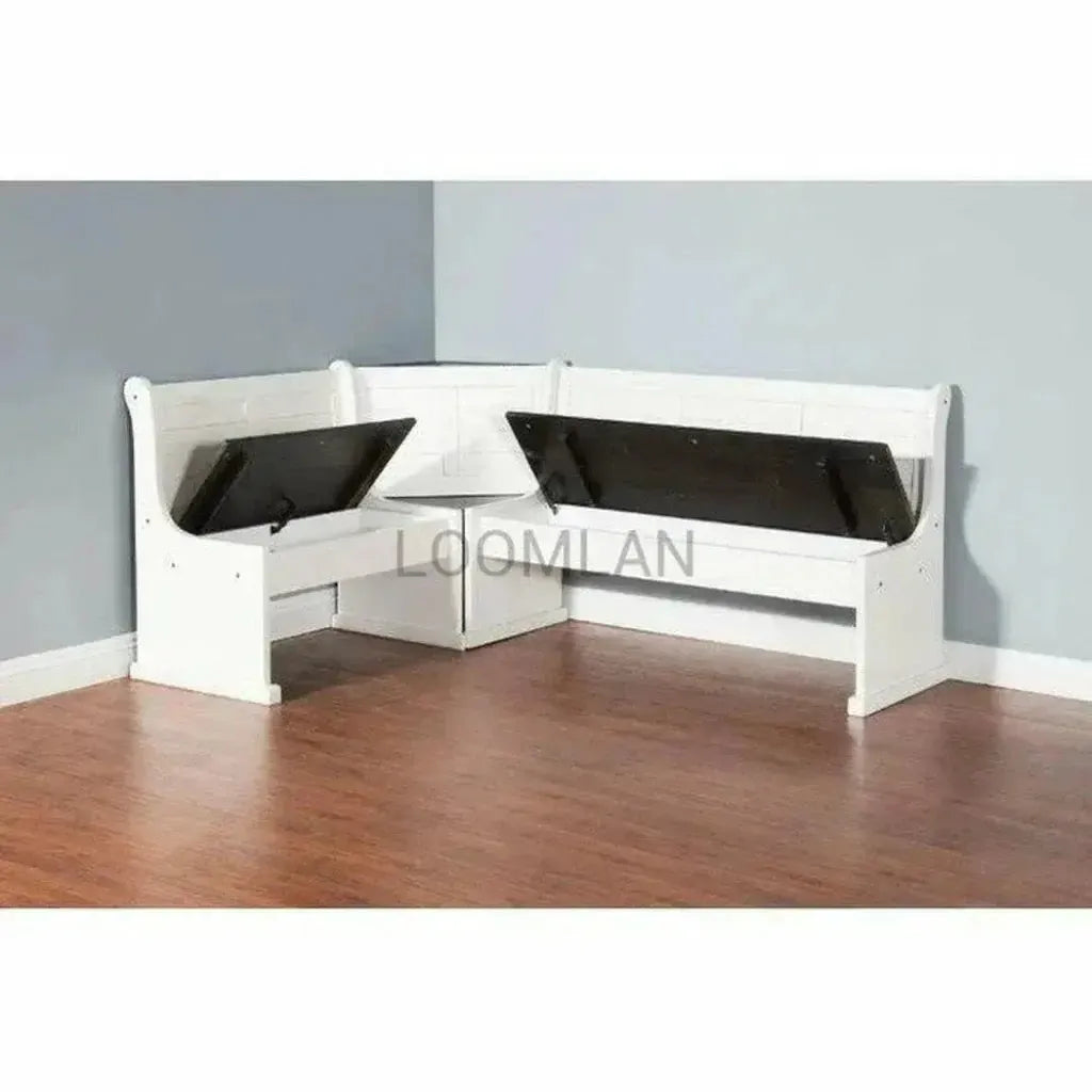 Wood Corner Breakfast Nook Dining Set -- view 13