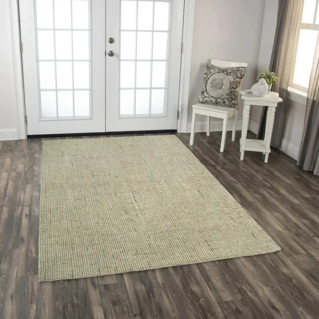 Amoy Checkered Beige Area Rugs For Living Room -- beige