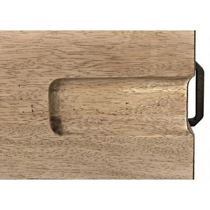 Noir David Three Drawers Side Table
