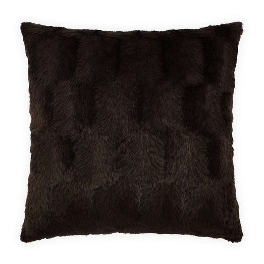 D.V. Kap Ermelo Handmade Brown Throw Pillow