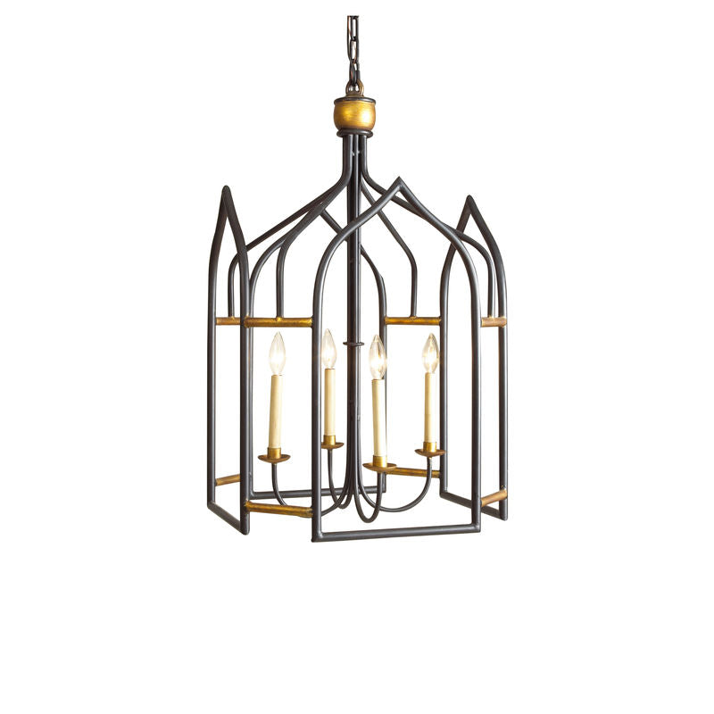Chelsea House Seville Black Gold Five-Light Lantern