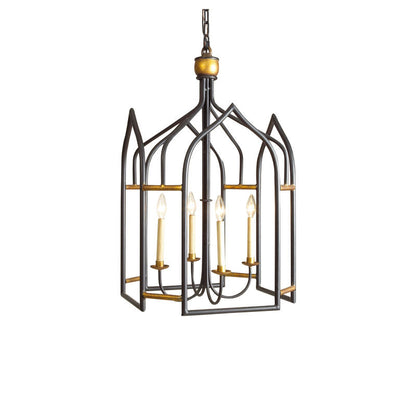 Chelsea House Seville Black Gold Five-Light Lantern