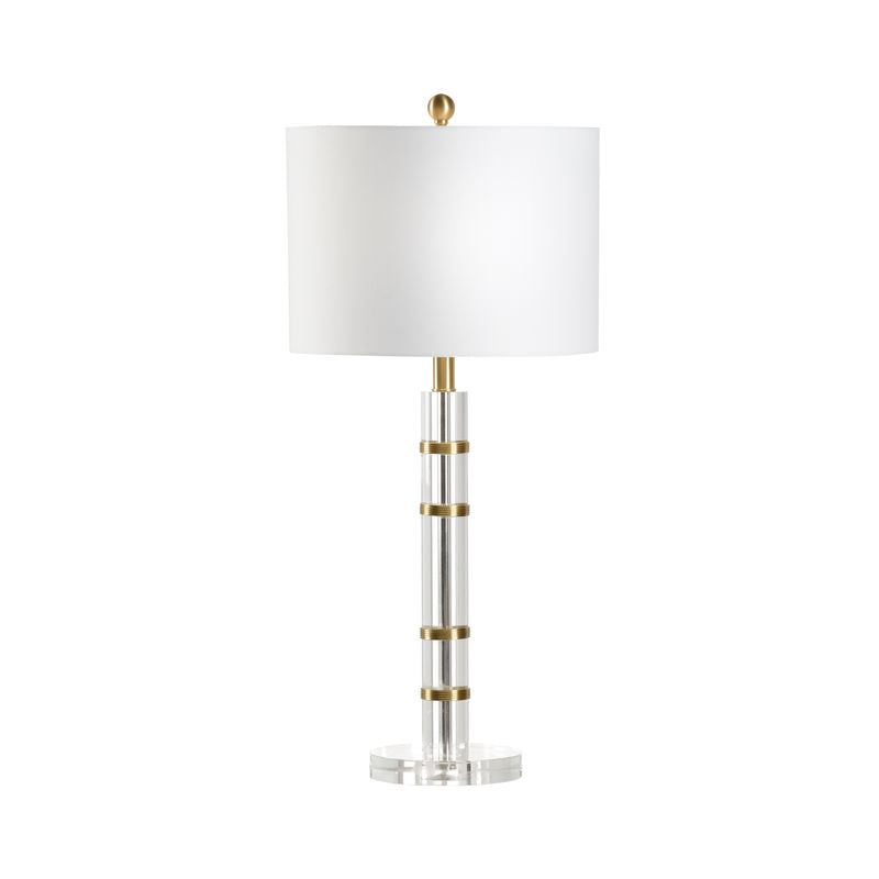 Chelsea House Merida Brass Accents Finish Table Lamp