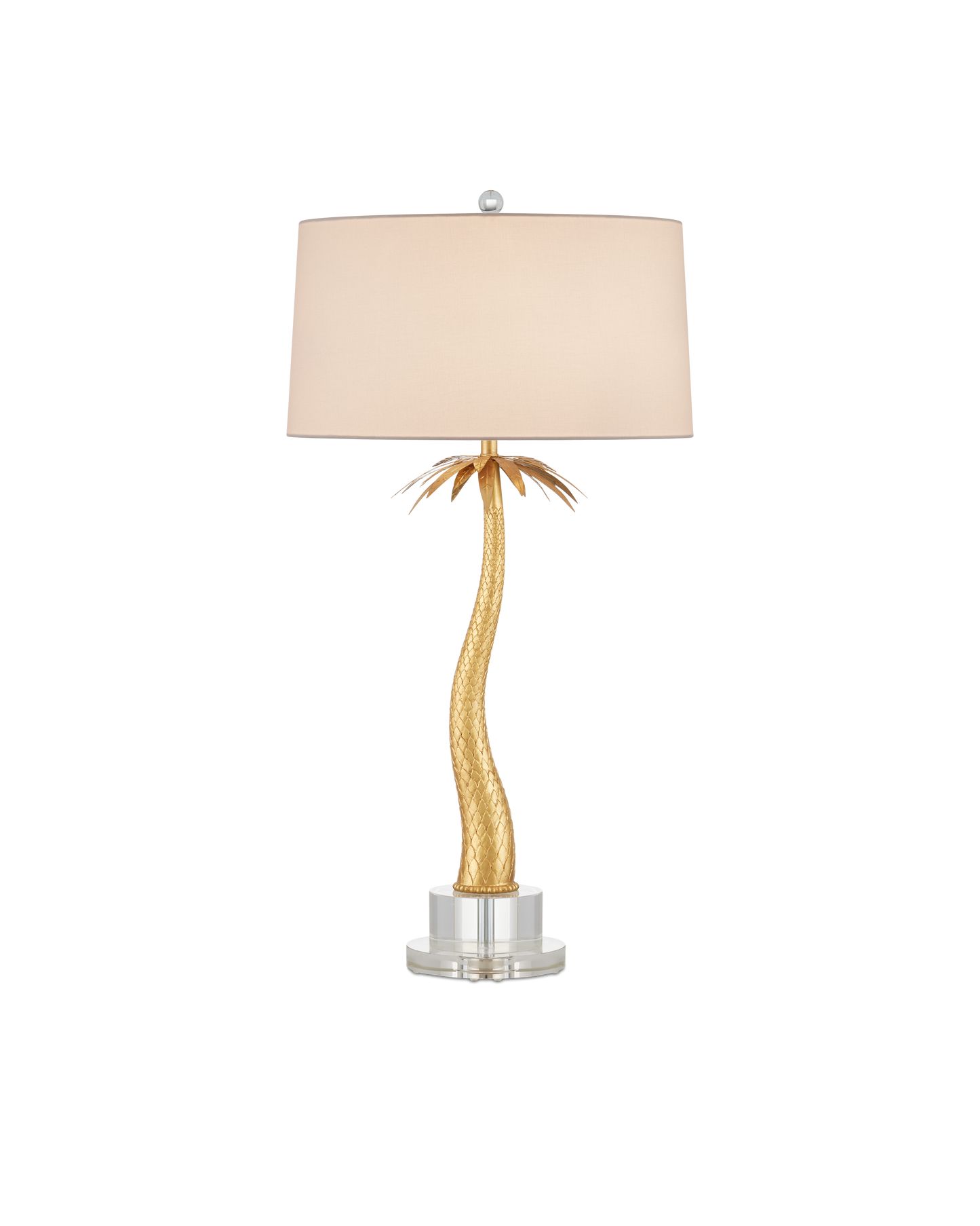 Mazari Ceramic and Metal Gold Table Lamp