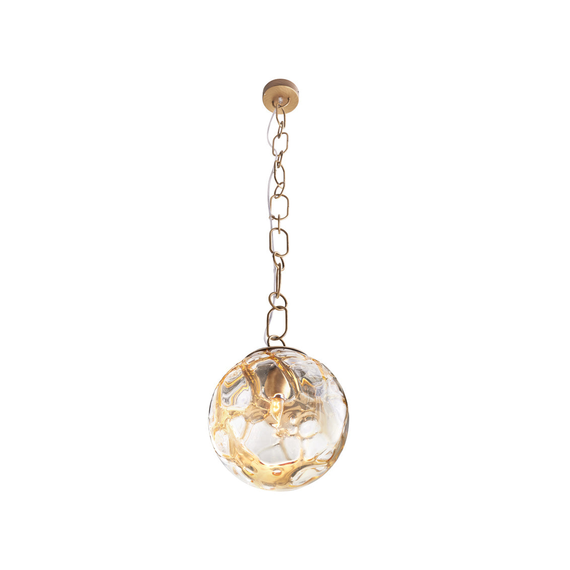 Amo Mouth Blown Glass Pendant -- view 20