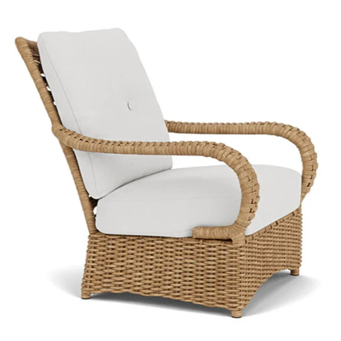 Lloyd Flanders Magnolia Brown Outdoor Lounge Chair
