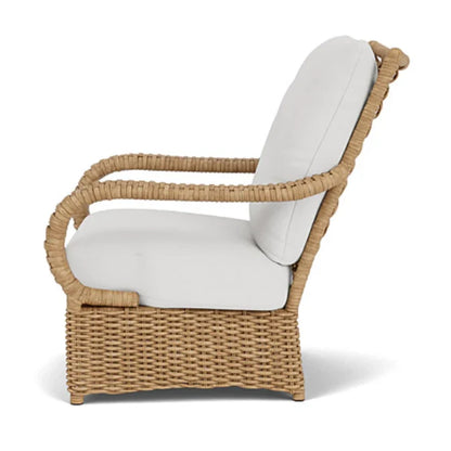 Lloyd Flanders Magnolia Brown Outdoor Lounge Chair