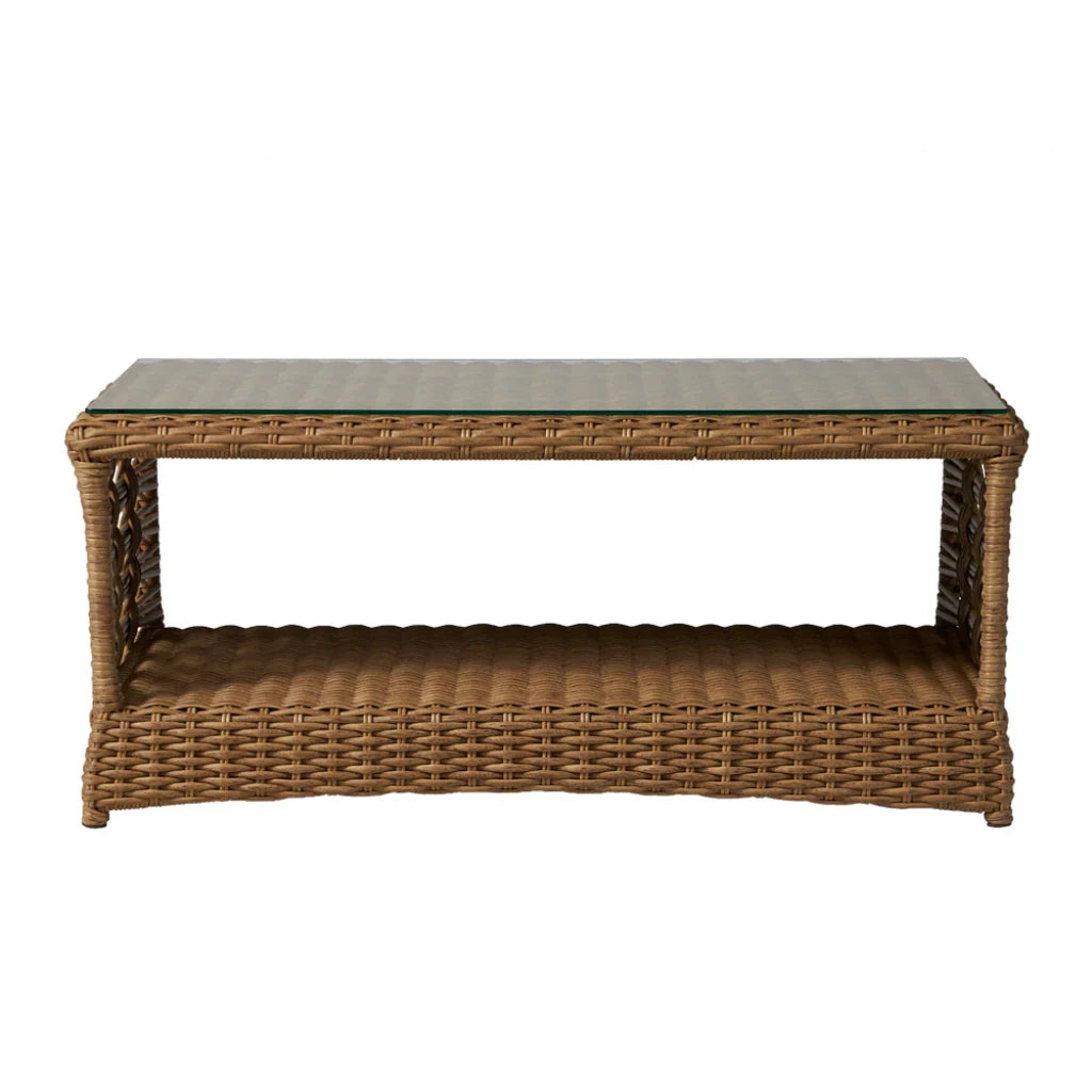 Lloyd Flanders Magnolia Rectangular Outdoor Cocktail Table