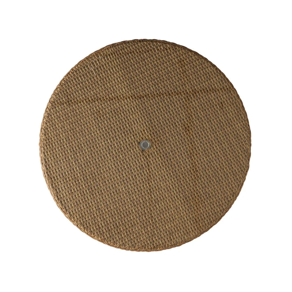 Lloyd Flanders Magnolia Round Umbrella Outdoor Dining Table