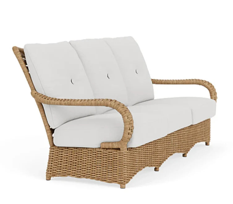 Lloyd Flanders Magnolia Brown Outdoor Sofa