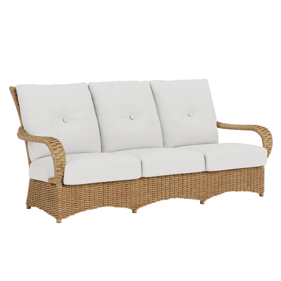 Lloyd Flanders Magnolia Brown Outdoor Sofa