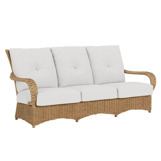 Lloyd Flanders Magnolia Brown Outdoor Sofa