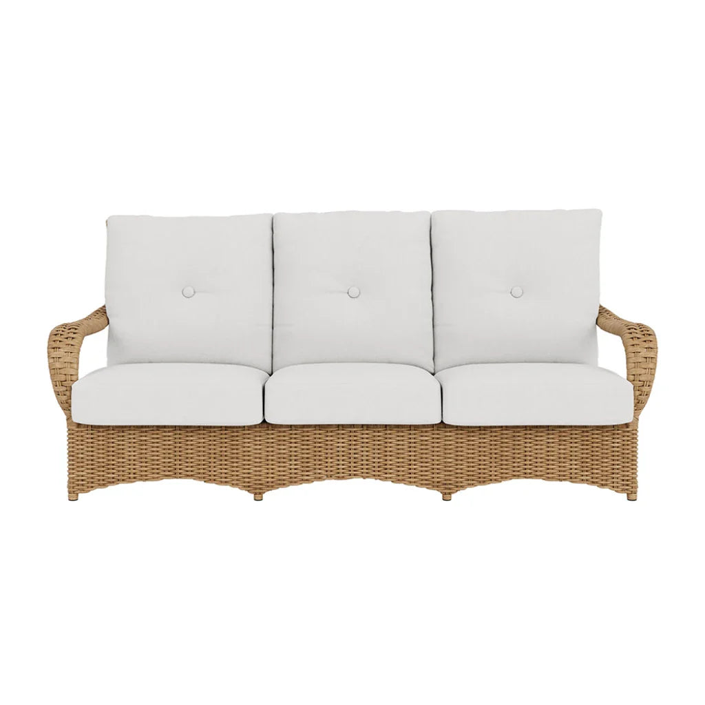 Lloyd Flanders Magnolia Brown Outdoor Sofa