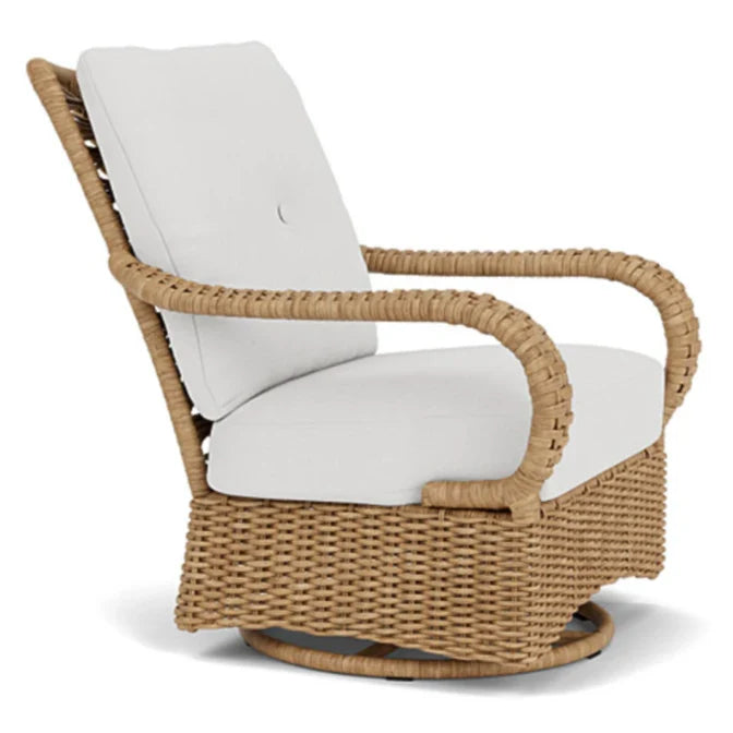 Magnolia Swivel Glider Outdoor Lounge Chair-Outdoor Lounge Chairs-Lloyd Flanders-Sideboads And Things