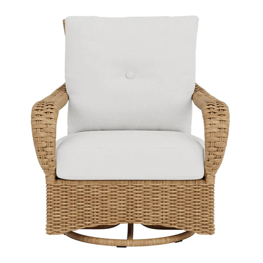 Magnolia Swivel Glider Outdoor Lounge Chair-Outdoor Lounge Chairs-Lloyd Flanders-Sideboads And Things