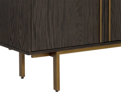 SUNPAN Briar Wooden Marble Top Sideboard