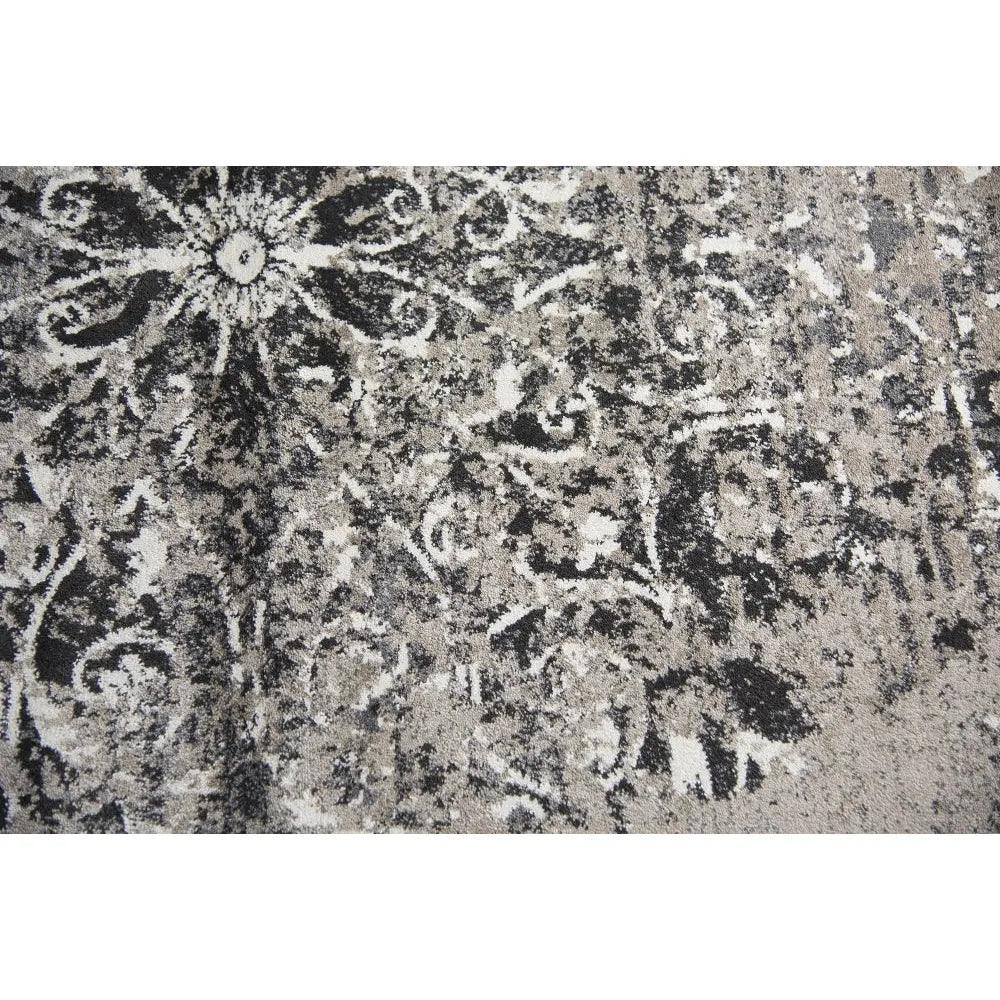Dado Central Medallion Brown Kitchen Hallway Runner Rug - LOOMLAN - LOOMLAN - Area Rugs