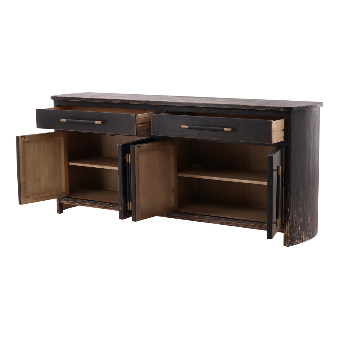 Furniture Classics Dakota Two Drawers Wood Sideboard