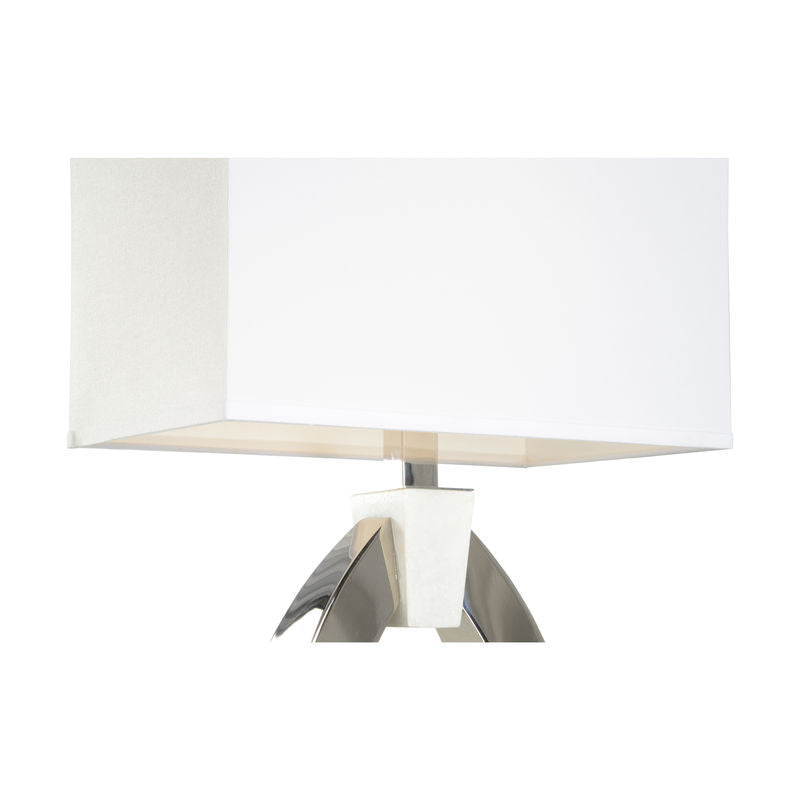 Wildwood Chatham Sleek Crystal Marble Accent Table Lamp