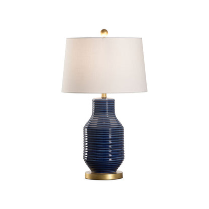 Wildwood Lydia Bold Blue Glaze Table Lamp