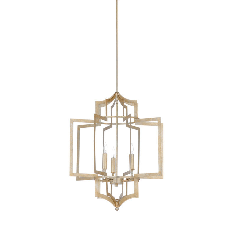 Dover Silver Adjustable Modern Chandelier