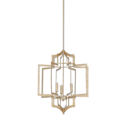 Dover Silver Adjustable Modern Chandelier