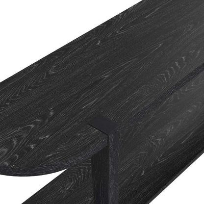 Whitfield Wood Black Sofa Table - view 6