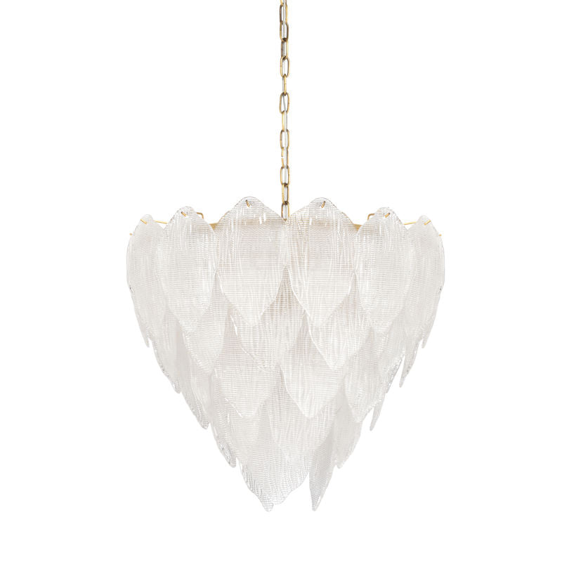 Soho Gold Nine Lights Glass Accents Chandelier