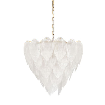 Soho Gold Nine Lights Glass Accents Chandelier