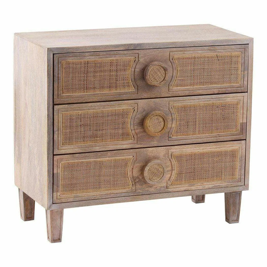 34 Inch Dresser Natural Scandinavian Accent Cabinets LOOMLAN By Moe's Home