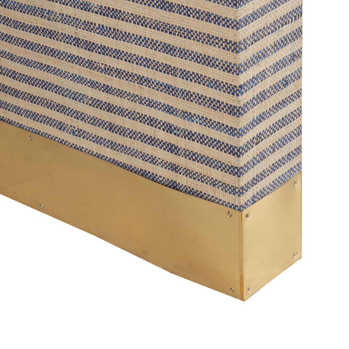 Chelsea House Waterfall Raffia Warp Console Table