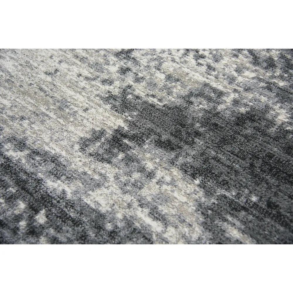 Dakh Abstract Brown Kitchen Hallway Runner Rug - LOOMLAN - LOOMLAN - Area Rugs