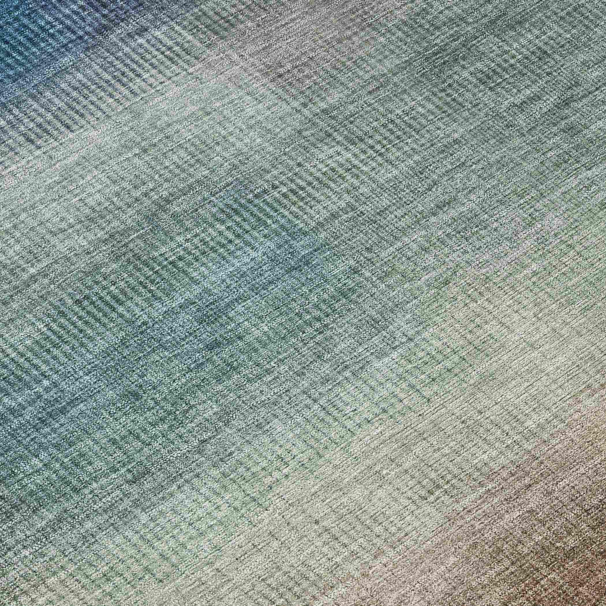 Haelor Blue Washable Indoor-Outdoor Rug