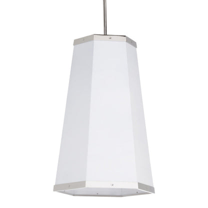 High Street Hexagon White Pendant