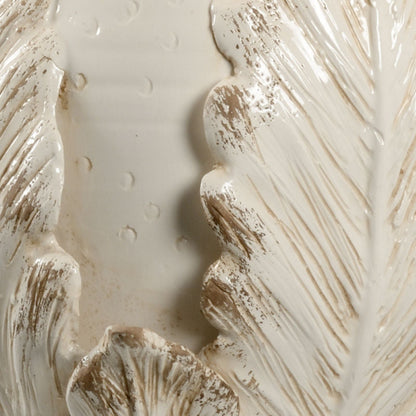 Chelsea House Artichoke Cream Glazed Ceramic Made Table Lamp