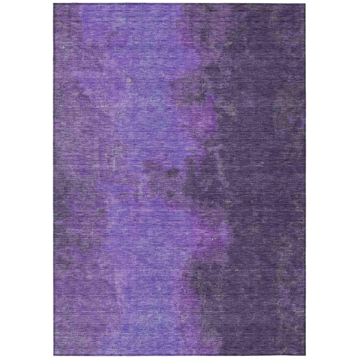 Iriion Purple Washable Indoor-Outdoor Rug