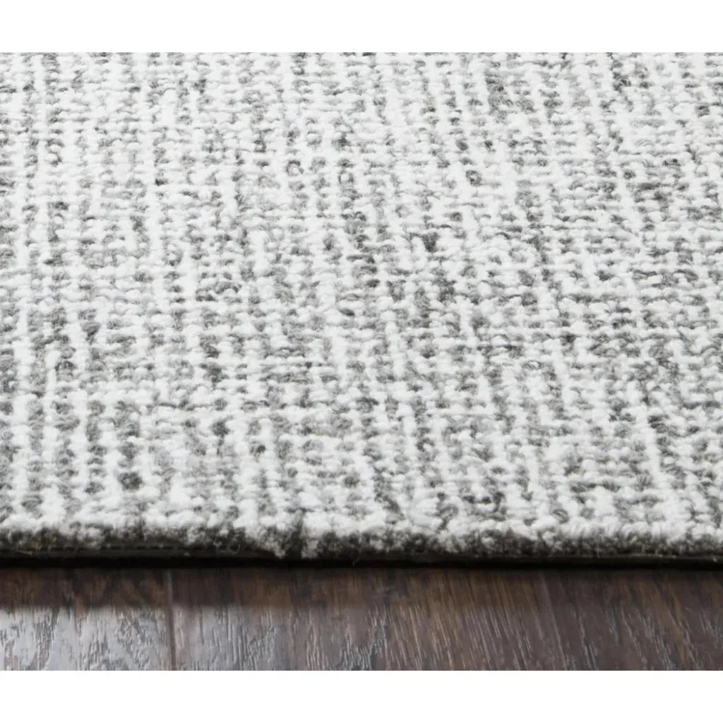 Ceto Gray Round Area Rugs For Dining Room - LOOMLAN - LOOMLAN - Area Rugs