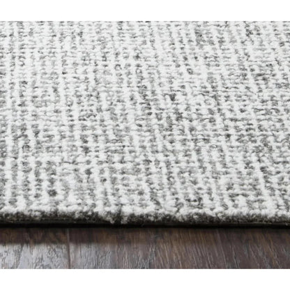 Ceto Gray Round Area Rugs For Dining Room - LOOMLAN - LOOMLAN - Area Rugs