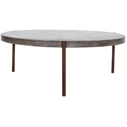 36 Inch Coffee Table Grey Contemporary-Outdoor Coffee Tables-Moe's Home-LOOMLAN