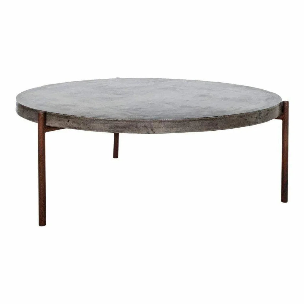 36 Inch Coffee Table Grey Contemporary-Outdoor Coffee Tables-Moe's Home-LOOMLAN
