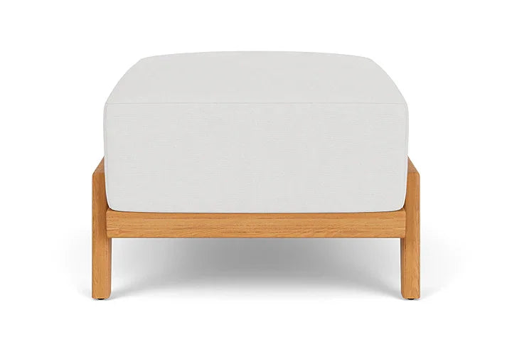 Alpine Teak Wooden Rectangular Outdoor Ottoman