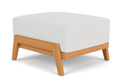 Alpine Teak Wooden Rectangular Outdoor Ottoman